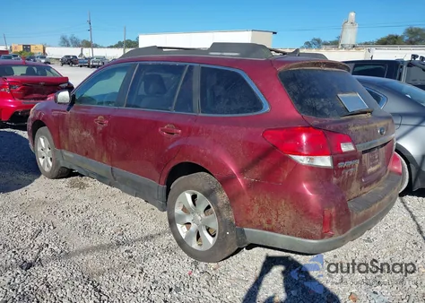 2011 Subaru Outback 2.5I Limited из США, поврежденный, VIN 4S4BRBLC3B3337565